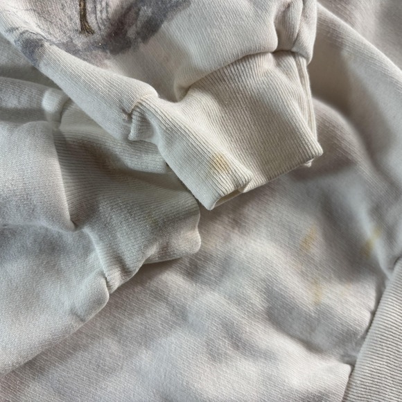 Vintage Artisans Sweatshirt Womens XL White Snowman Christmas Fleece Glitter - Picture 5 of 7